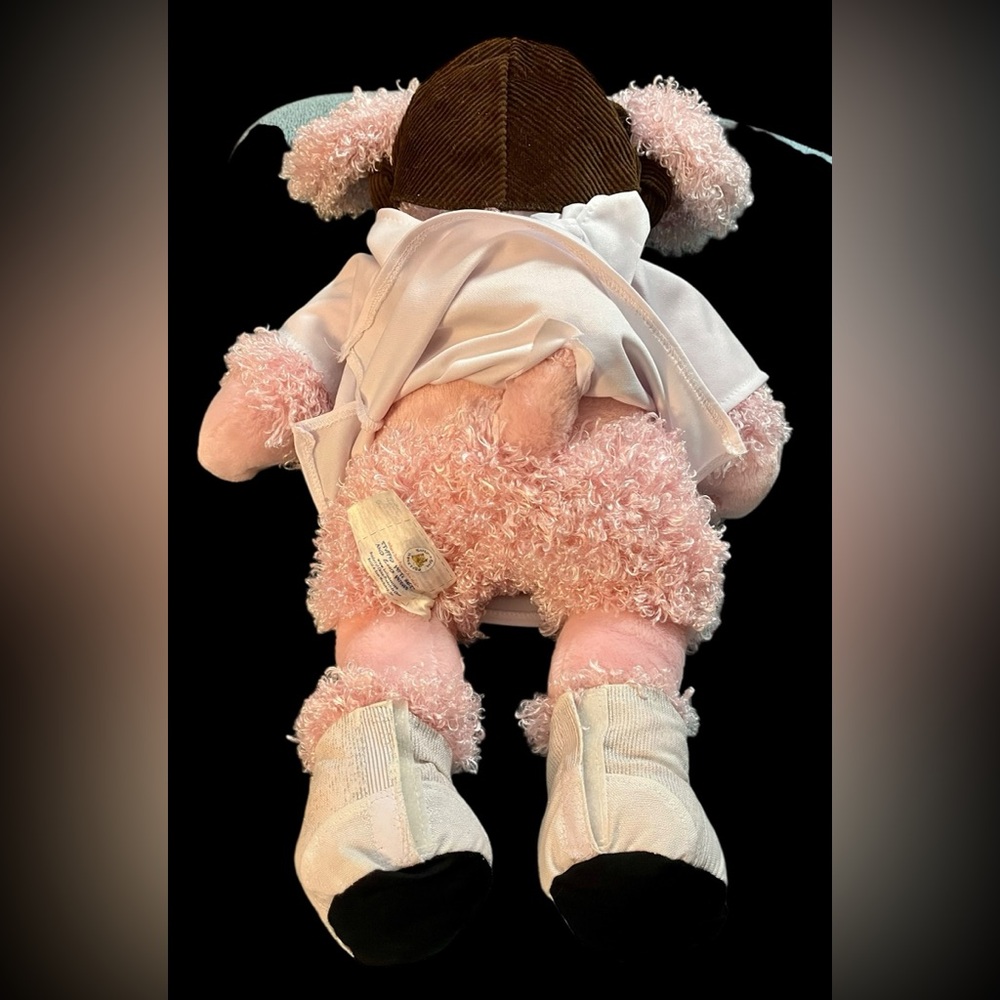 Build-A-Bear Vintage Pink Poodle with Princess Leia's Iconic Star War's Attire - Picture 3 of 11